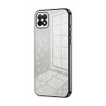 For Huawei Enjoy 20 / nova Y60 Gradient Glitter Powder Electroplated Phone Case(Black)