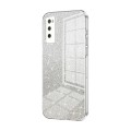 For Huawei Enjoy 20 Pro / Enjoy Z 5G Gradient Glitter Powder Electroplated Phone Case(Transparent)