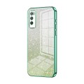 For Huawei Enjoy 20 Pro / Enjoy Z 5G Gradient Glitter Powder Electroplated Phone Case(Green)