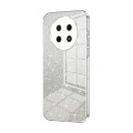 For Huawei Enjoy 60X / nova Y91 Gradient Glitter Powder Electroplated Phone Case(Transparent)