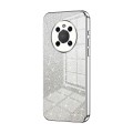 For Huawei Mate 40 Gradient Glitter Powder Electroplated Phone Case(Silver)