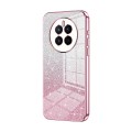 For Huawei Mate 50 Gradient Glitter Powder Electroplated Phone Case(Pink)