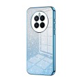 For Huawei Mate 50 Gradient Glitter Powder Electroplated Phone Case(Blue)