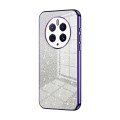 For Huawei Mate 50 Pro Gradient Glitter Powder Electroplated Phone Case(Purple)