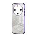 For Huawei Mate 60 RS Ultimate Gradient Glitter Powder Electroplated Phone Case(Purple)
