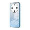 For Huawei Mate 60 RS Ultimate Gradient Glitter Powder Electroplated Phone Case(Blue)