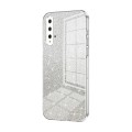 For Huawei nova 5 Pro Gradient Glitter Powder Electroplated Phone Case(Transparent)