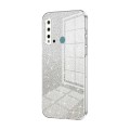 For Huawei nova 5i / P20 lite 2019 Gradient Glitter Powder Electroplated Phone Case(Transparent)