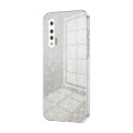 For Huawei nova 6 Gradient Glitter Powder Electroplated Phone Case(Transparent)