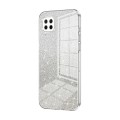 For Huawei nova 6 SE / P40 lite 4G Gradient Glitter Powder Electroplated Phone Case(Transparent)