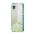For Huawei nova 6 SE / P40 lite 4G Gradient Glitter Powder Electroplated Phone Case(Green)