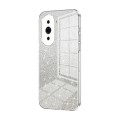 For Huawei nova 10 Gradient Glitter Powder Electroplated Phone Case(Transparent)