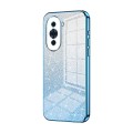 For Huawei nova 10 Pro Gradient Glitter Powder Electroplated Phone Case(Blue)