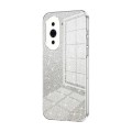 For Huawei nova 10 Pro Gradient Glitter Powder Electroplated Phone Case(Transparent)