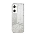 For Huawei nova 10 SE Gradient Glitter Powder Electroplated Phone Case(Transparent)