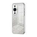 For Huawei nova 11 Pro / 11 Ultra Gradient Glitter Powder Electroplated Phone Case(Silver)