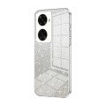 For Huawei nova 11 SE Gradient Glitter Powder Electroplated Phone Case(Transparent)