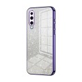 For Huawei P30 Gradient Glitter Powder Electroplated Phone Case(Purple)