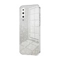 For Huawei P30 Gradient Glitter Powder Electroplated Phone Case(Transparent)