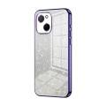 For Huawei Maimang A20 Gradient Glitter Powder Electroplated Phone Case(Purple)