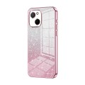 For Huawei Maimang A20 Gradient Glitter Powder Electroplated Phone Case(Pink)