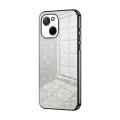 For Huawei Maimang A20 Gradient Glitter Powder Electroplated Phone Case(Black)