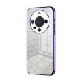 For Huawei Mate 60 Pro / 60 Pro+ Gradient Glitter Powder Electroplated Phone Case(Purple)