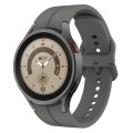 For Samsung Galaxy Watch 6 / 6 Classic Colorful Buckle Silicone Watch Band(Space Grey)