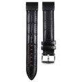 For Garmin Fenix 7 22mm Bamboo Joint Texture Genuine Leather Watch Band(Bamboo Black)