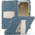 For Samsung Galaxy Tab A9+ / X210 PC Hybrid Silicone Tablet Case with Holder(Cornflower Blue)