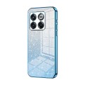For OnePlus 10T / Ace Pro Gradient Glitter Powder Electroplated Phone Case(Blue)