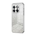 For OnePlus 10T / Ace Pro Gradient Glitter Powder Electroplated Phone Case(Silver)