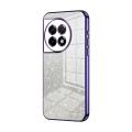 For OnePlus Ace 2 / 11R Gradient Glitter Powder Electroplated Phone Case(Purple)