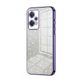 For OnePlus Nord CE 2 Lite 5G Gradient Glitter Powder Electroplated Phone Case(Purple)