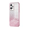 For OnePlus Nord CE 2 Lite 5G Gradient Glitter Powder Electroplated Phone Case(Pink)