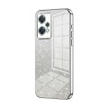 For OnePlus Nord CE 2 Lite 5G Gradient Glitter Powder Electroplated Phone Case(Silver)
