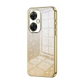 For OnePlus Nord CE 3 Lite / Nord N30 Gradient Glitter Powder Electroplated Phone Case(Gold)