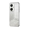 For OnePlus Nord CE 3 Lite / Nord N30 Gradient Glitter Powder Electroplated Phone Case(Silver)