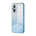 For OnePlus Nord N20 5G Gradient Glitter Powder Electroplated Phone Case(Blue)