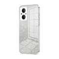 For OnePlus Nord N20 5G Gradient Glitter Powder Electroplated Phone Case(Transparent)