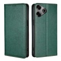 For Tecno Pova 6 Pro 5G Gloss Oil Solid Color Magnetic Leather Phone Case(Green)