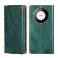 For Huawei Mate 60 Pro / Pro+ Gloss Oil Solid Color Magnetic Leather Phone Case(Green)