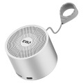 EWA A129 Mini Bluetooth 5.0 Bass Radiator Metal Speaker(White)