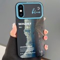 For iPhone XS Max Scenery Pattern Large Window TPU Phone Case(City Highway)