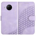 For Xiaomi Mi 10T Lite 5G YX0060 Elephant Head Embossed Phone Leather Case with Lanyard(Light Purple