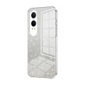 For OPPO K12x Gradient Glitter Powder Electroplated Phone Case(Transparent)
