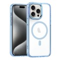 For iPhone 15 Pro MagSafe Magnetic Clear Phone Case(Sierra Blue)