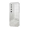 For Xiaomi Mi 10 Pro 5G Gradient Glitter Powder Electroplated Phone Case(Transparent)