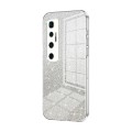 For Xiaomi Mi 10 Ultra Gradient Glitter Powder Electroplated Phone Case(Transparent)