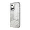 For Xiaomi 11T / 11T Pro Gradient Glitter Powder Electroplated Phone Case(Silver)